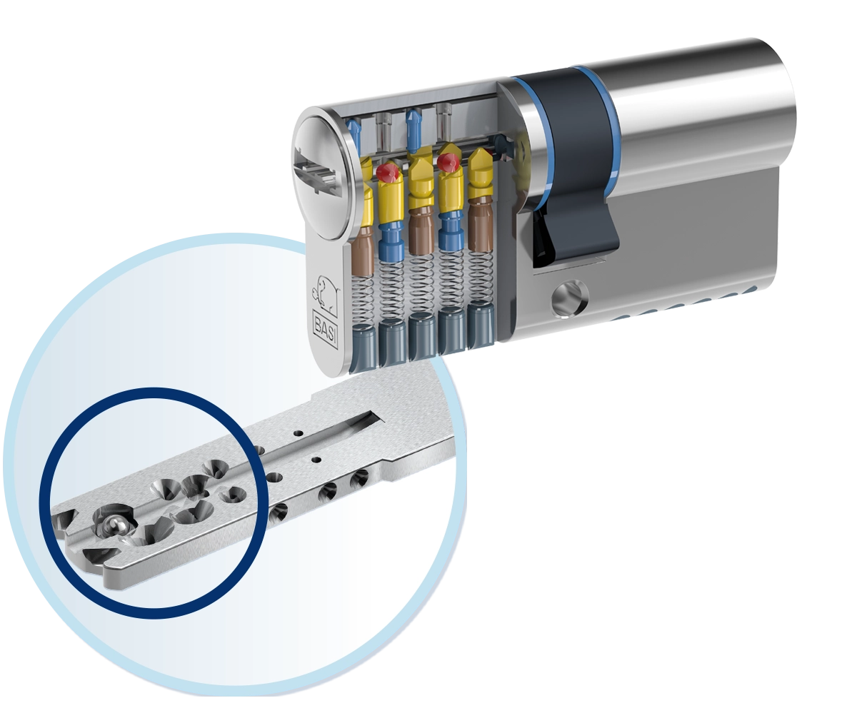 BASI K*10 Zylinder und Schlüssel